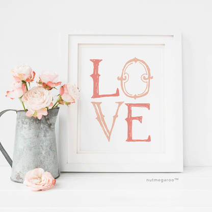 Whimsical Love Art - Valentine's Day Freebie Printable Art