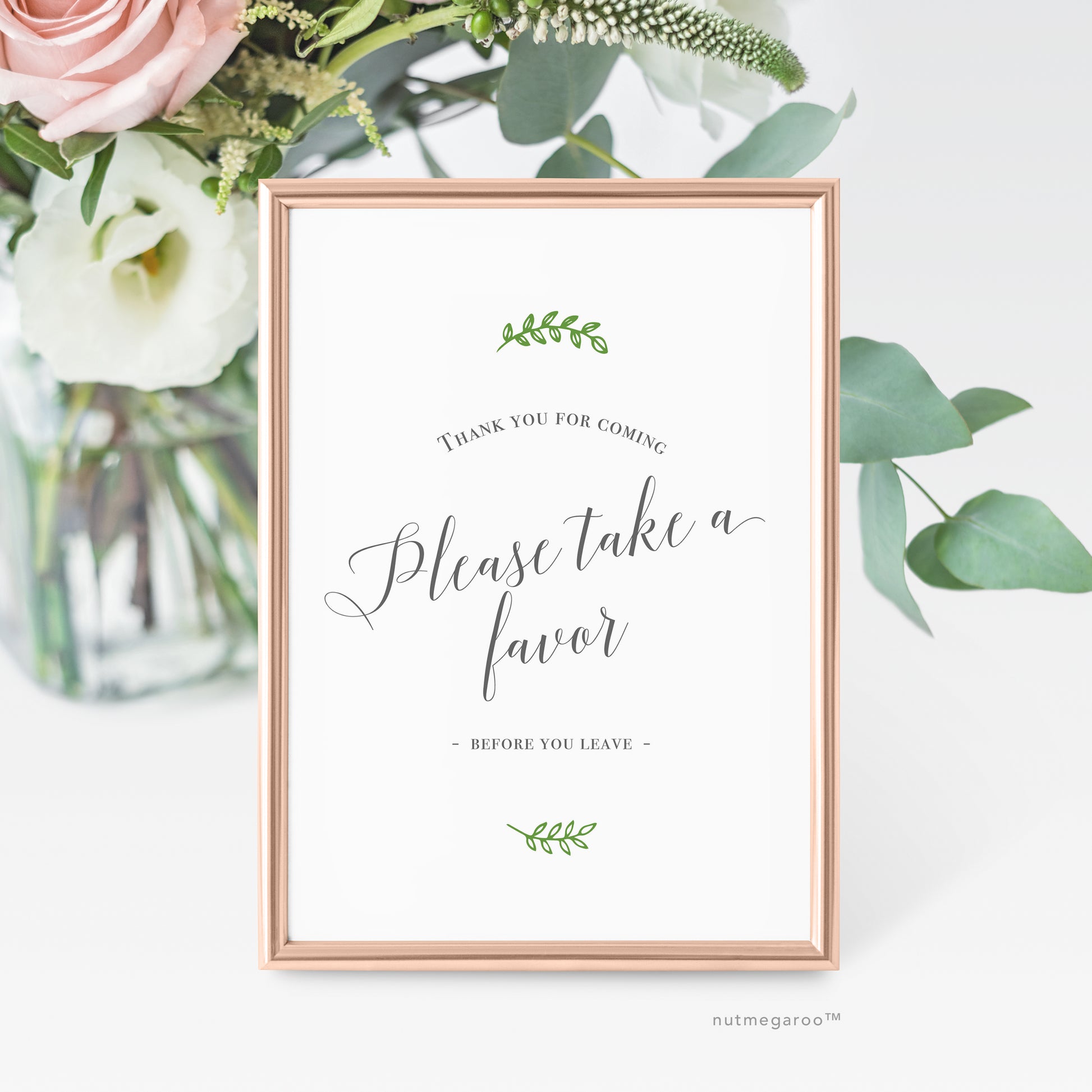 Please take a favor sign, Printable Favor Sign