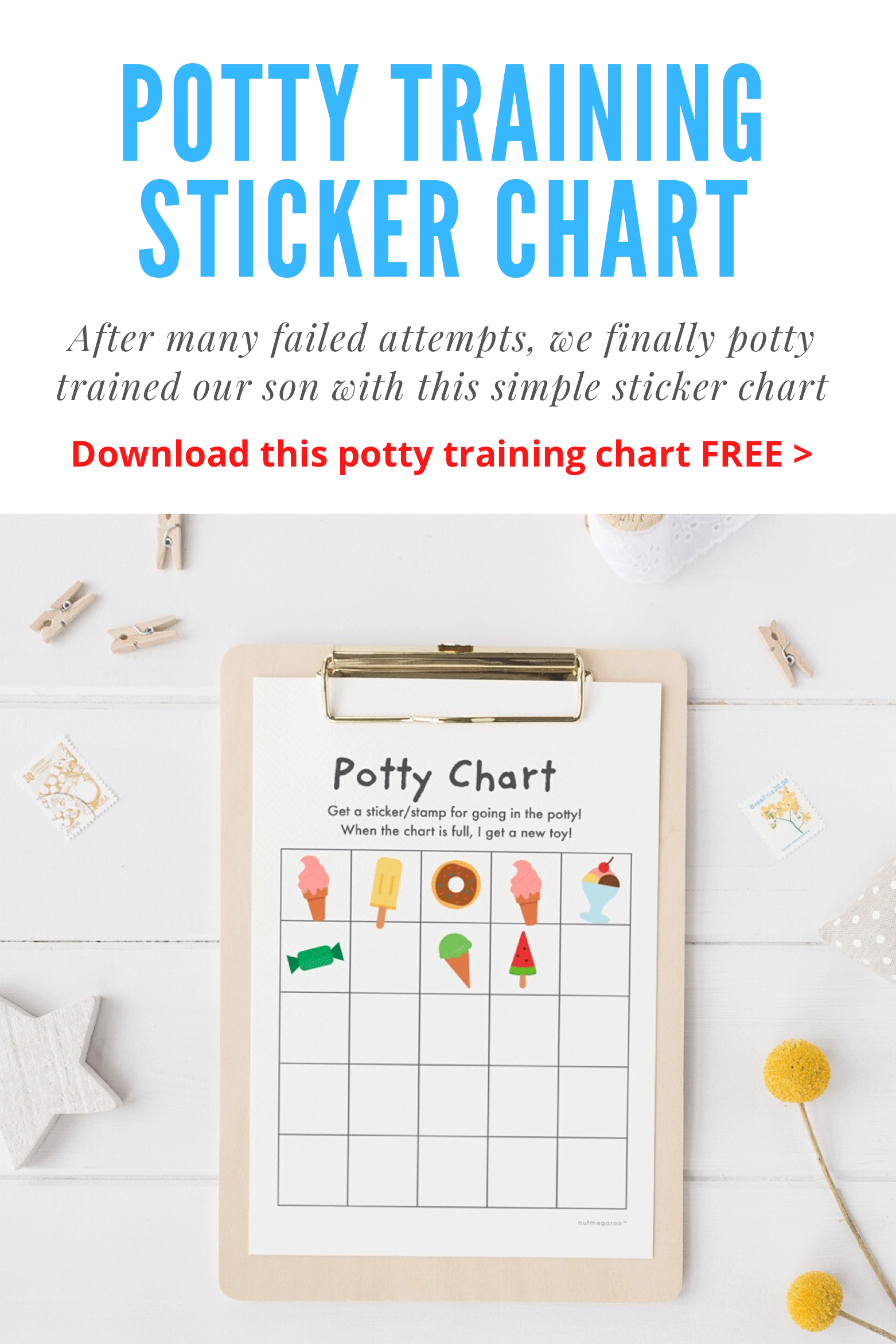 Free Potty Training Sticker Chart - Free Printable – Nutmegaroo free-potty-training-sticker-chart-free-printable-nutmegaroo