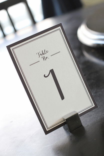 printable table numbers