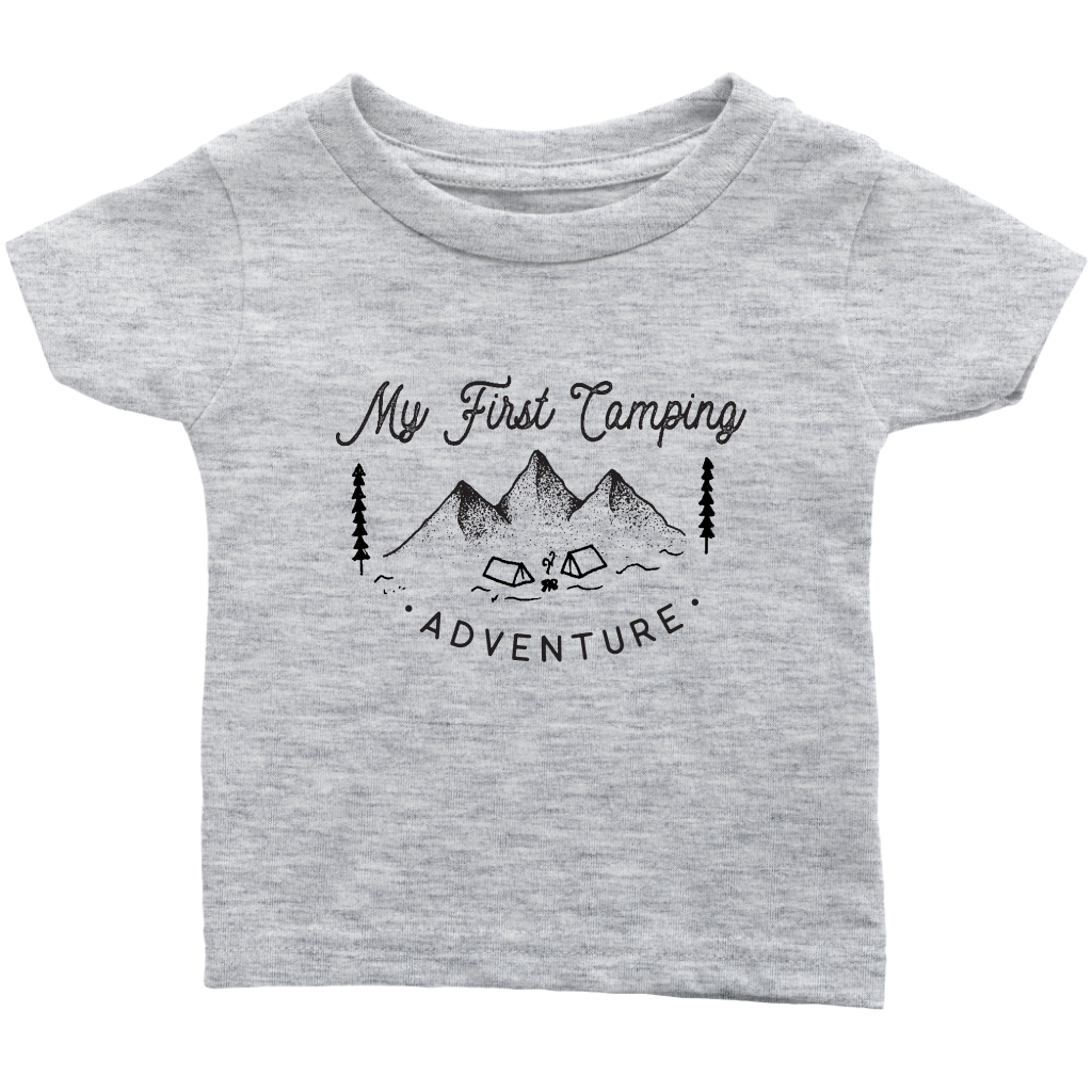 My First Camping Trip Infant T-shirt shirt