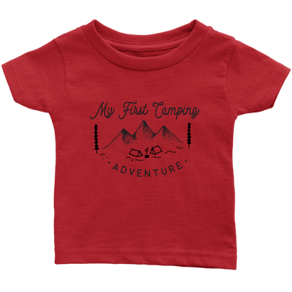 My First Camping Trip Infant T-shirt shirt