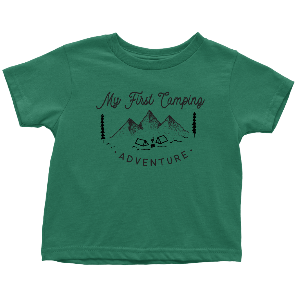 My First Camping Adventure Toddler T-shirt, Toddler Shirt