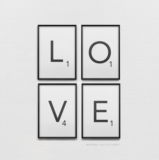 Love SCRABBLE art