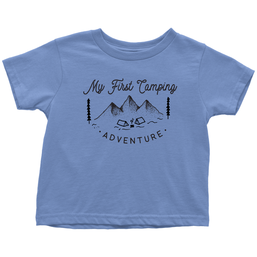 My First Camping Adventure Toddler T-shirt, Toddler Shirt