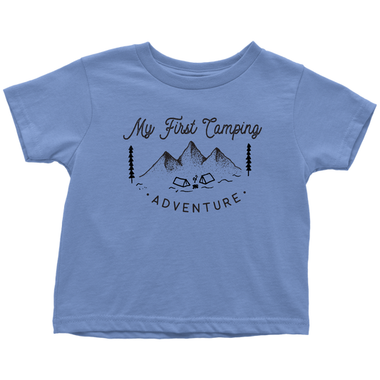 My First Camping Adventure Toddler T-shirt, Toddler Shirt